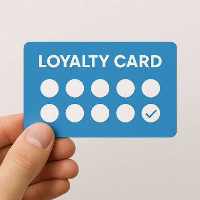 Dental patient loyalty card — points and rewards