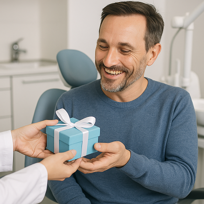 Patient loyalty rewards gift — clinic program