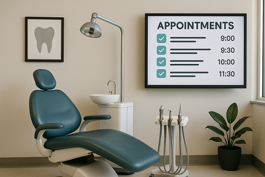 Smart Scheduling reduces dental no-shows and idle chair time