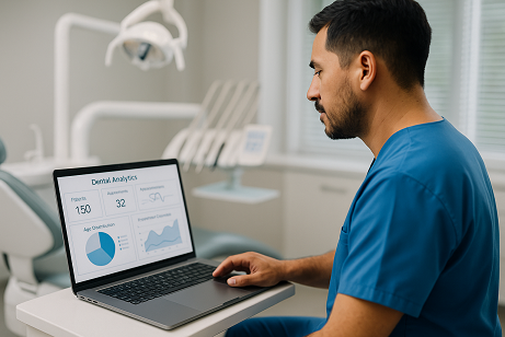 Smarter Decisions dashboard — dental analytics KPIs