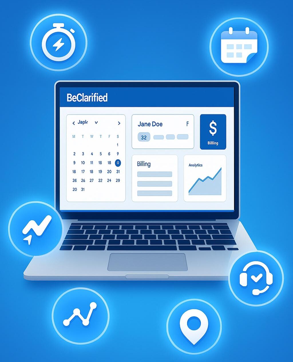 beclarified dental clinic management software team